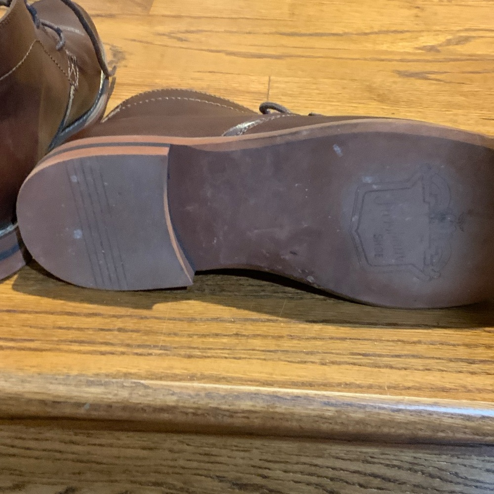 Florsheim Men's Dark Brown Leather Chukka Boots - Picture 3 of 5